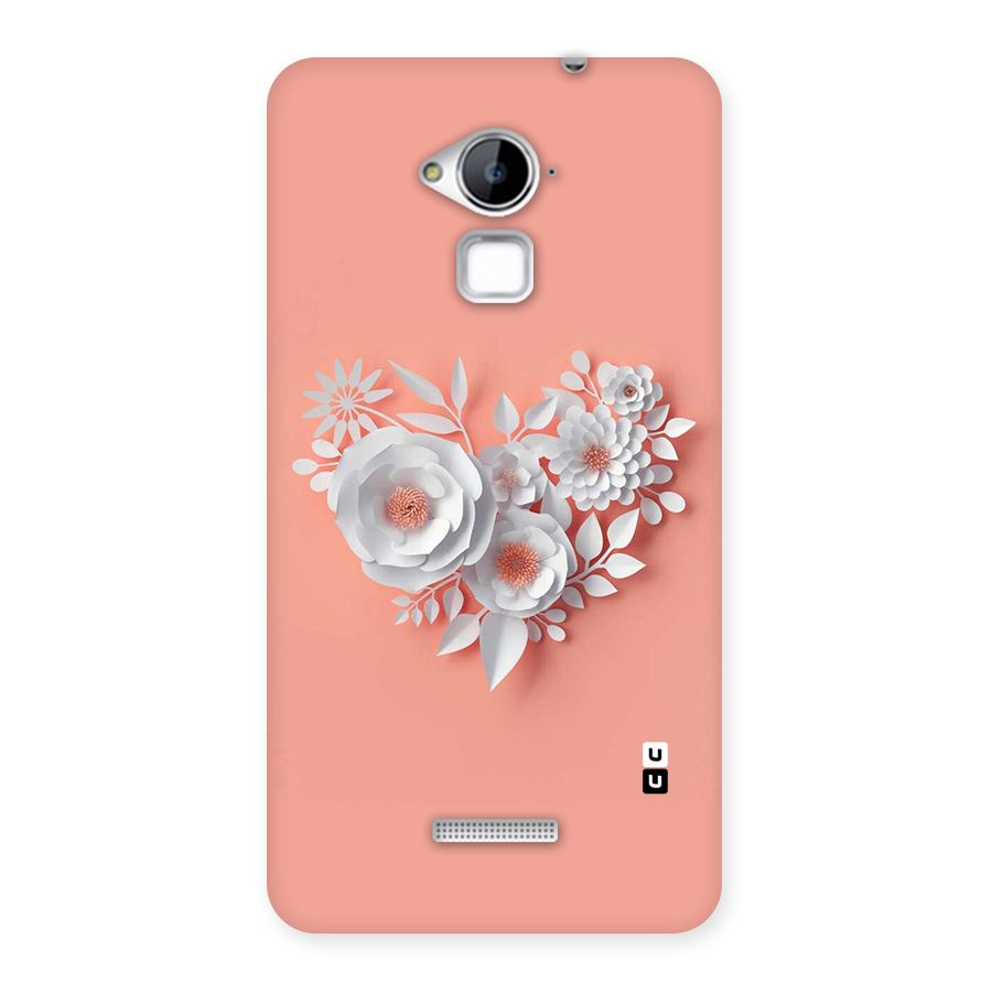 White Paper Flower Back Case for Coolpad Note 3