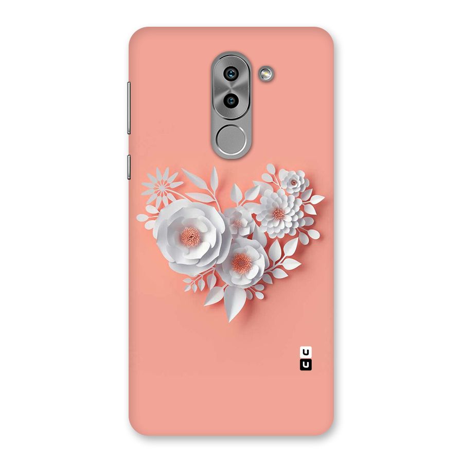 White Paper Flower Back Case for Honor 6X