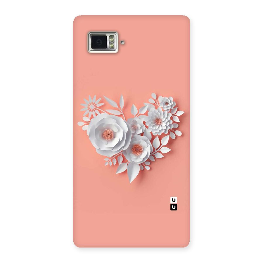 White Paper Flower Back Case for Vibe Z2 Pro K920