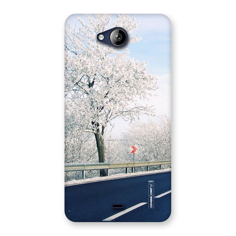 White Snow Tree Back Case for Canvas Play Q355
