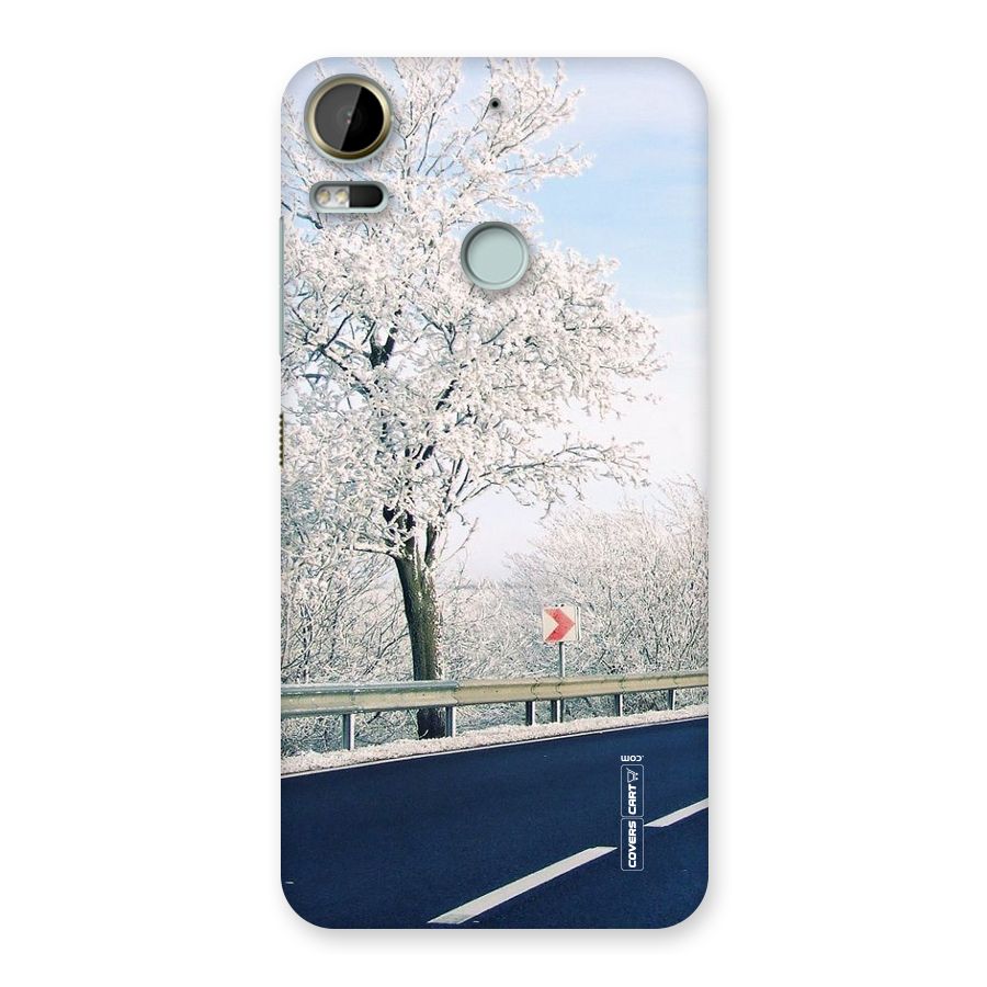 White Snow Tree Back Case for Desire 10 Pro