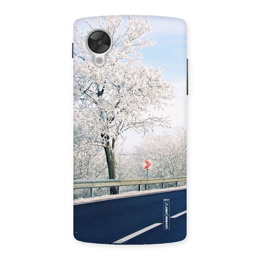White Snow Tree Back Case for Google Nexsus 5