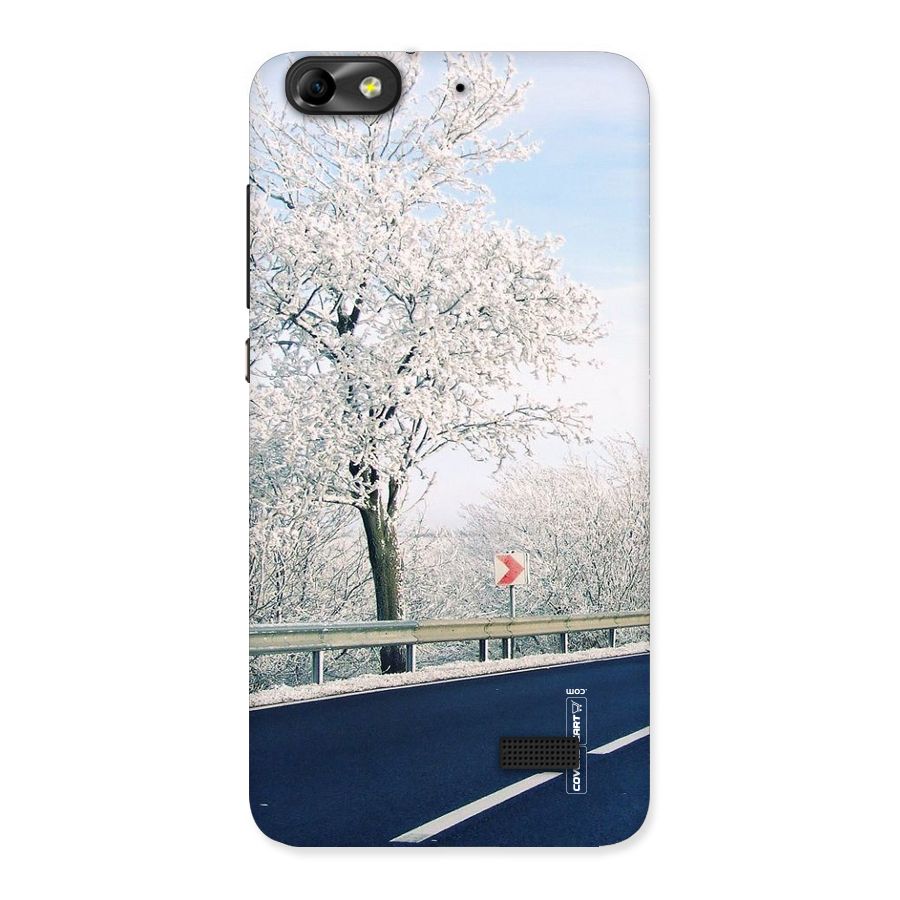 White Snow Tree Back Case for Honor 4C