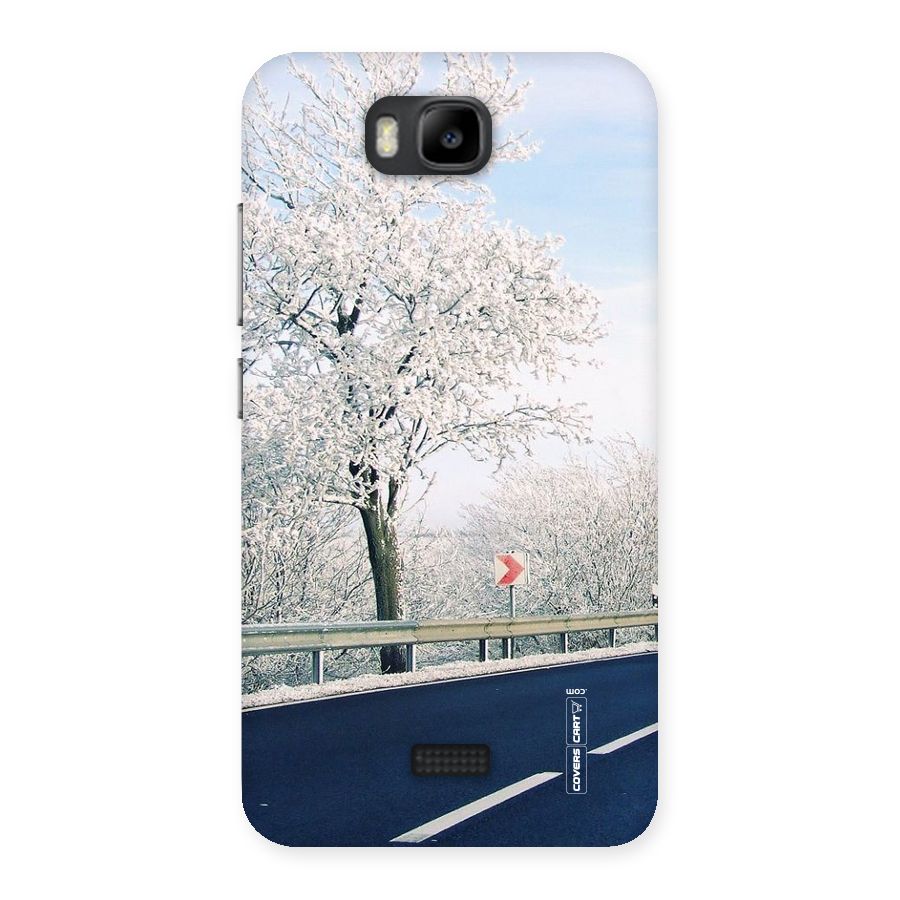 White Snow Tree Back Case for Honor Bee
