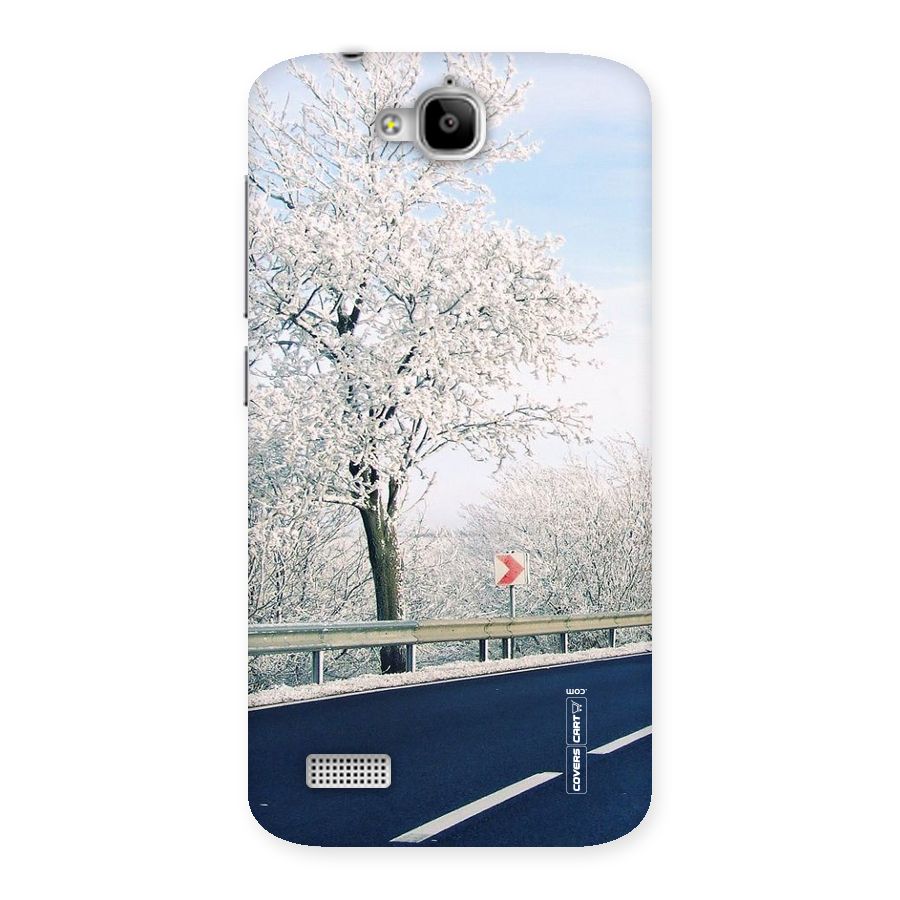 White Snow Tree Back Case for Honor Holly