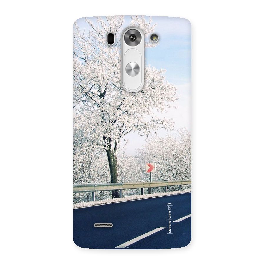 White Snow Tree Back Case for LG G3 Mini