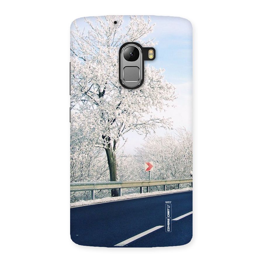 White Snow Tree Back Case for Lenovo K4 Note