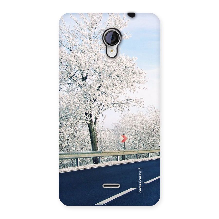 White Snow Tree Back Case for Micromax Unite 2 A106