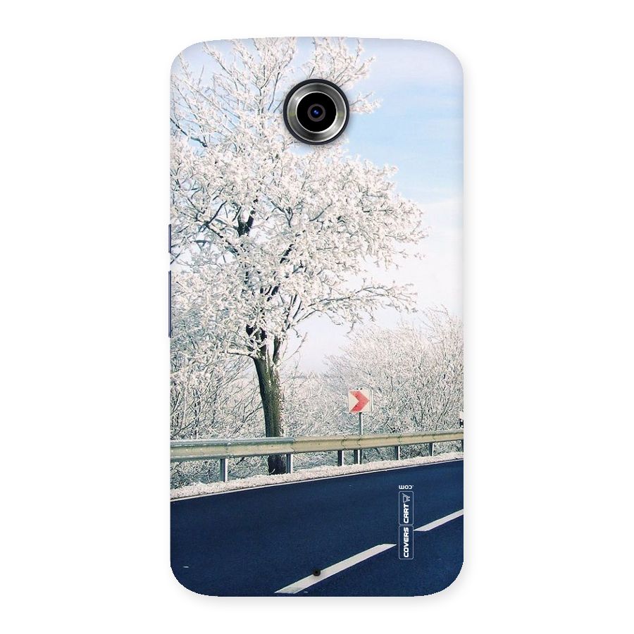White Snow Tree Back Case for Nexsus 6