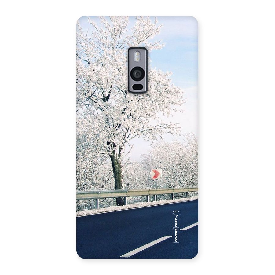 White Snow Tree Back Case for OnePlus Two