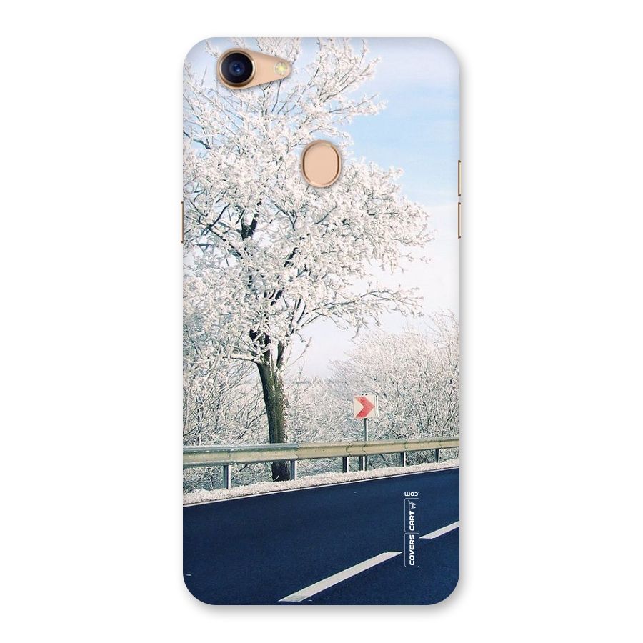 White Snow Tree Back Case for Oppo F5
