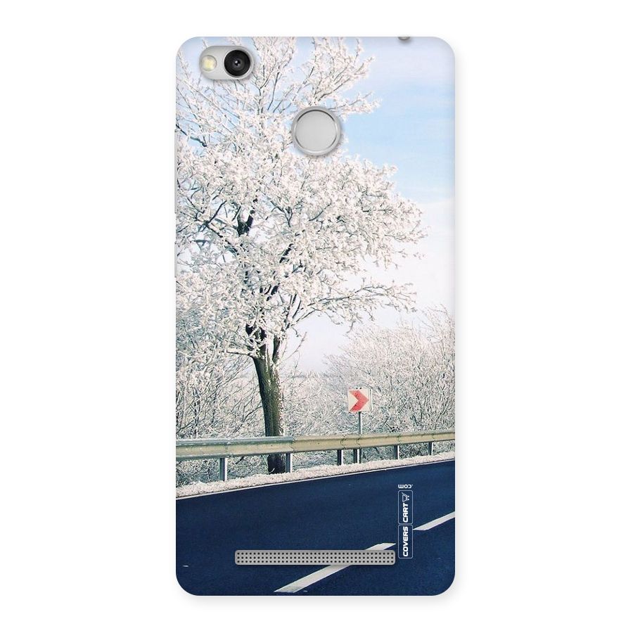White Snow Tree Back Case for Redmi 3S Prime