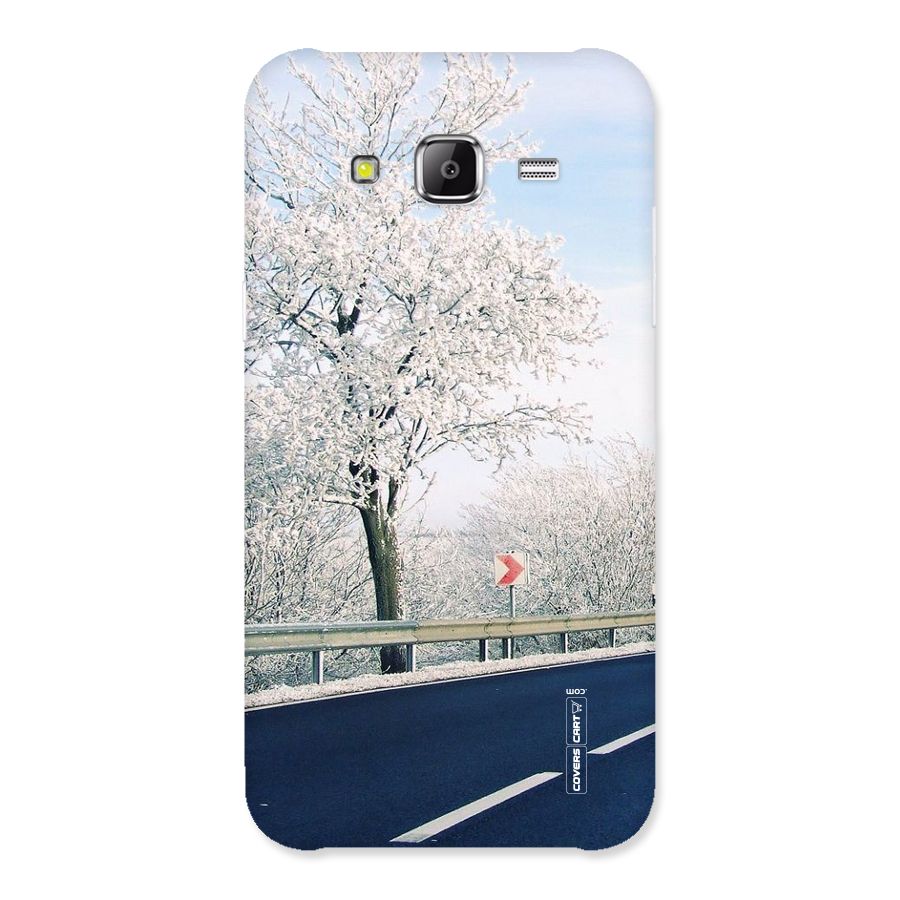 White Snow Tree Back Case for Samsung Galaxy J5