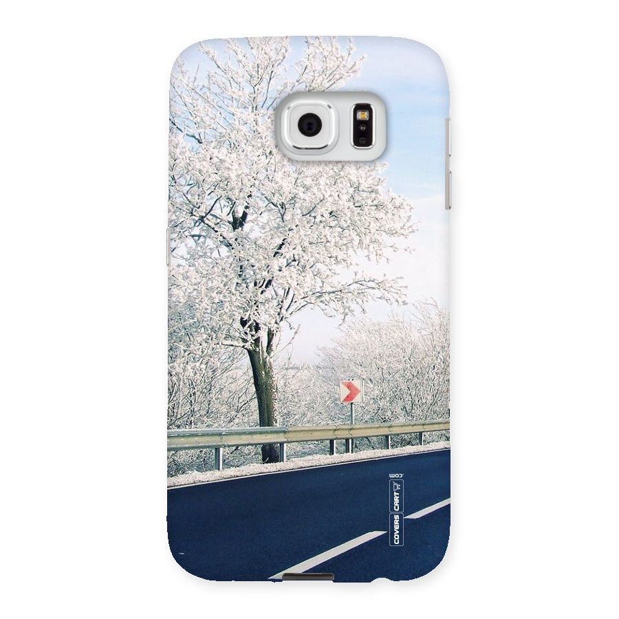 White Snow Tree Back Case for Samsung Galaxy S6