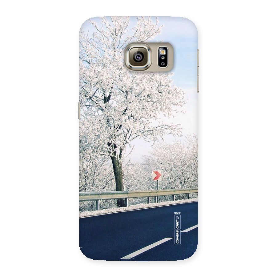 White Snow Tree Back Case for Samsung Galaxy S6 Edge Plus