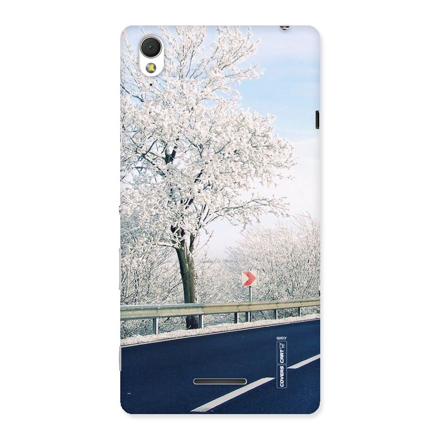 White Snow Tree Back Case for Sony Xperia T3