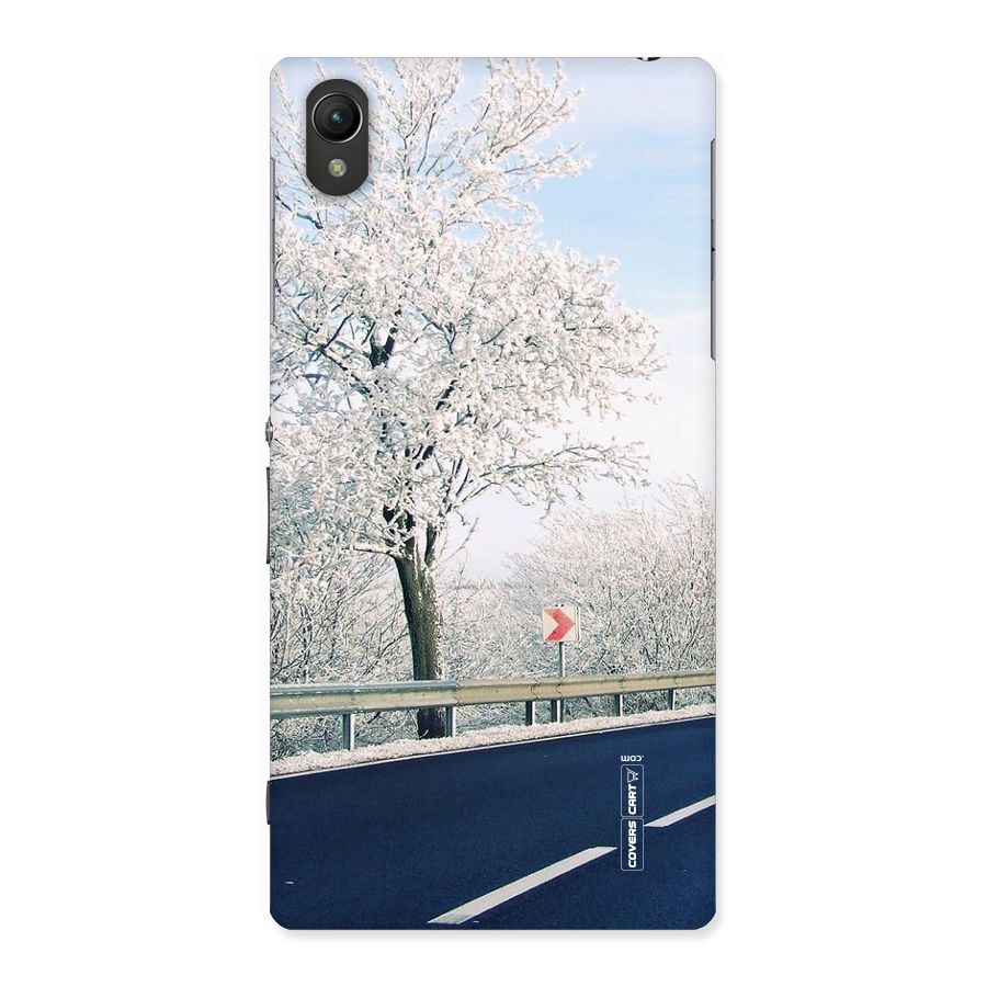 White Snow Tree Back Case for Sony Xperia Z1