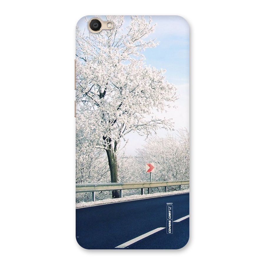 White Snow Tree Back Case for Vivo V5