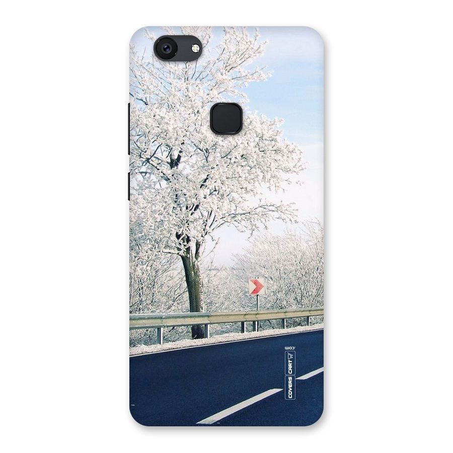 White Snow Tree Back Case for Vivo V7 Plus