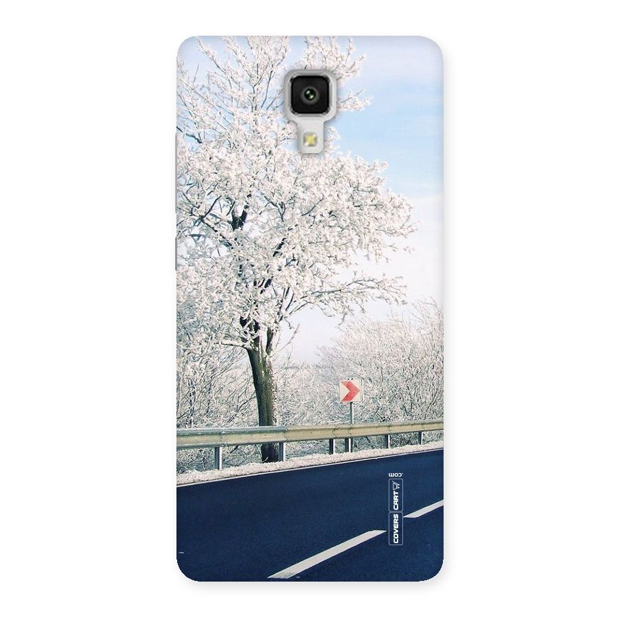 White Snow Tree Back Case for Xiaomi Mi 4