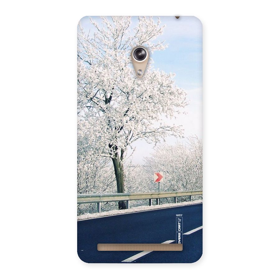 White Snow Tree Back Case for Zenfone 6