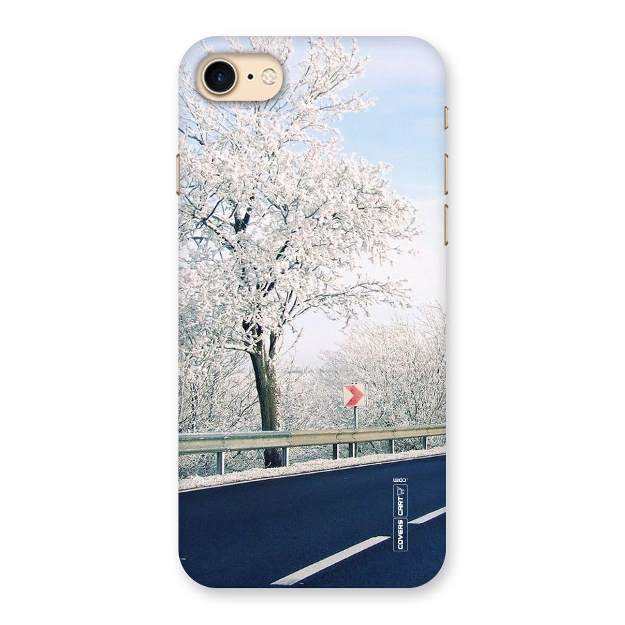 White Snow Tree Back Case for iPhone 7
