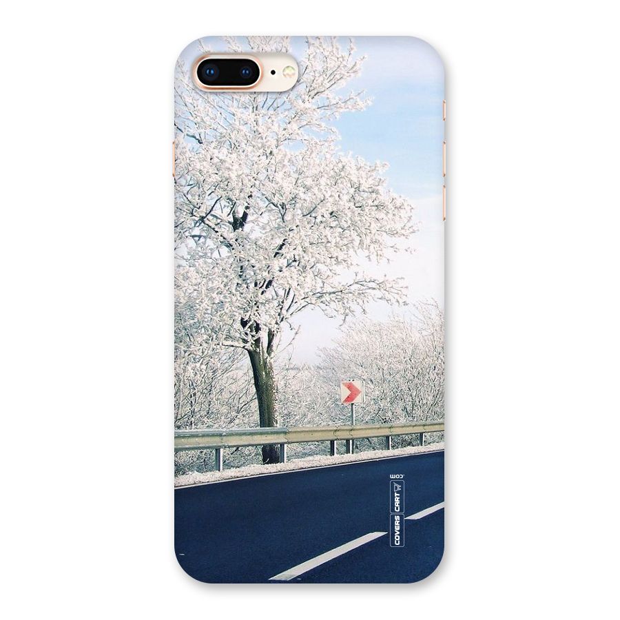 White Snow Tree Back Case for iPhone 8 Plus