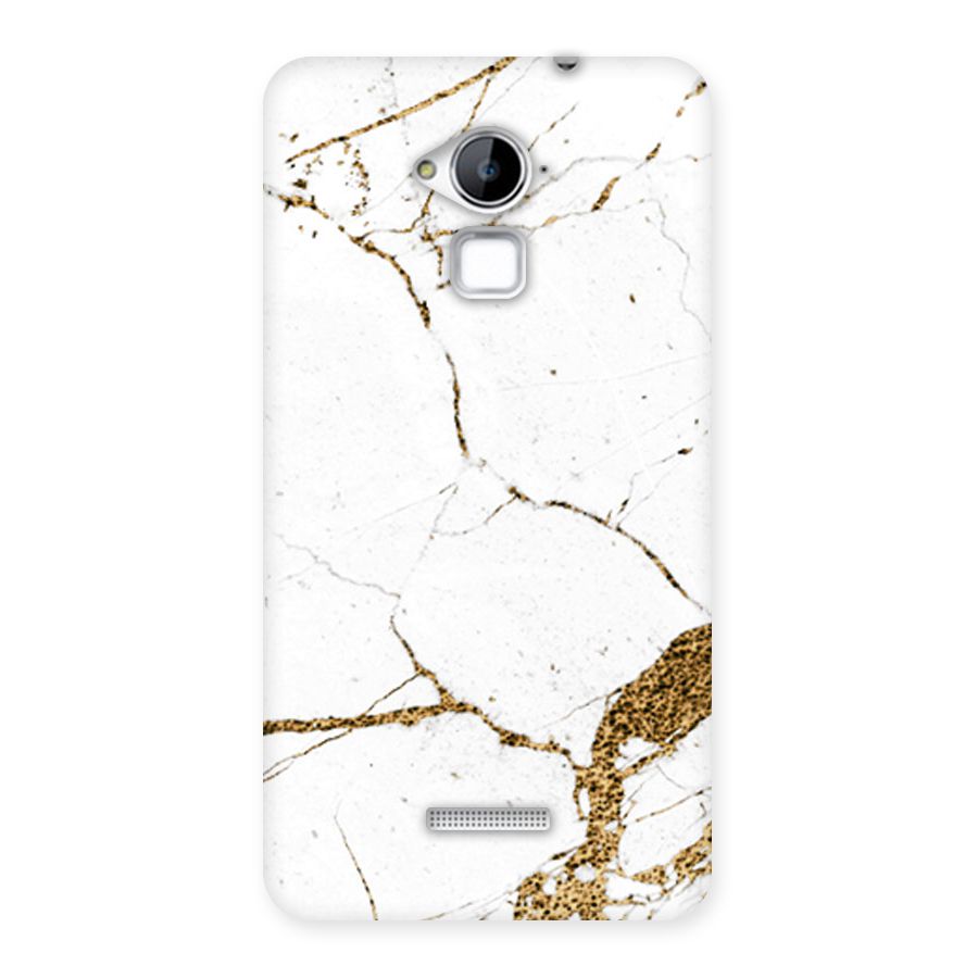 White and Gold Design Back Case for Coolpad Note 3