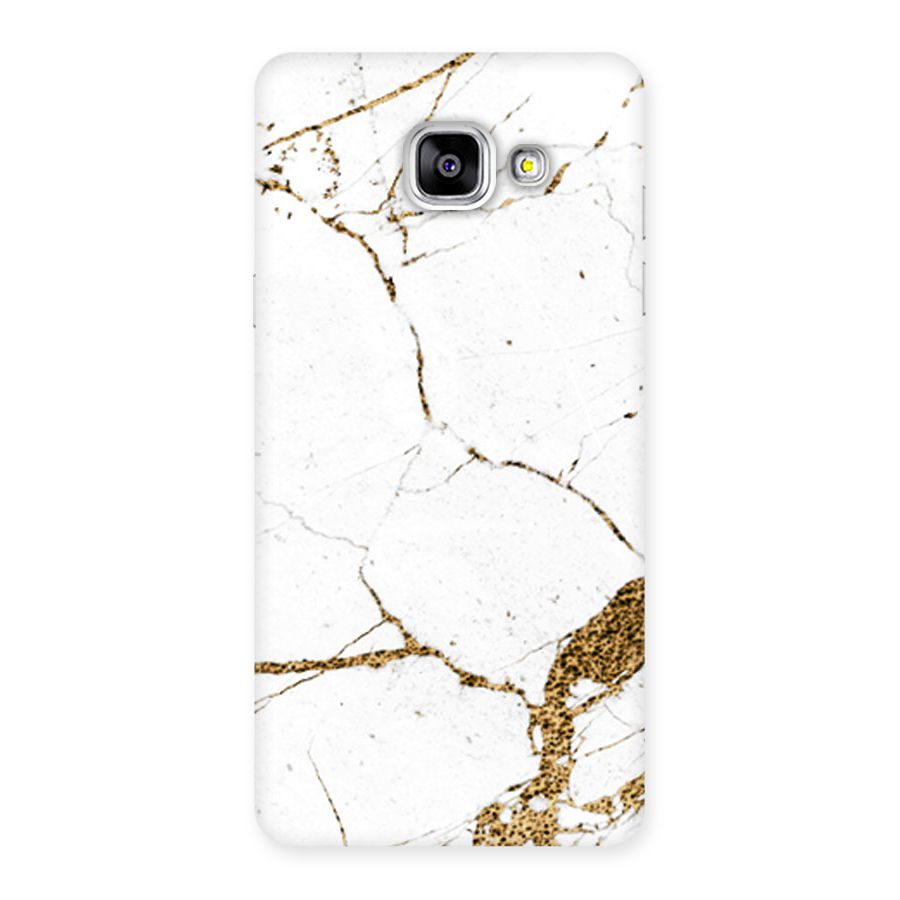 White and Gold Design Back Case for Galaxy A5 2016
