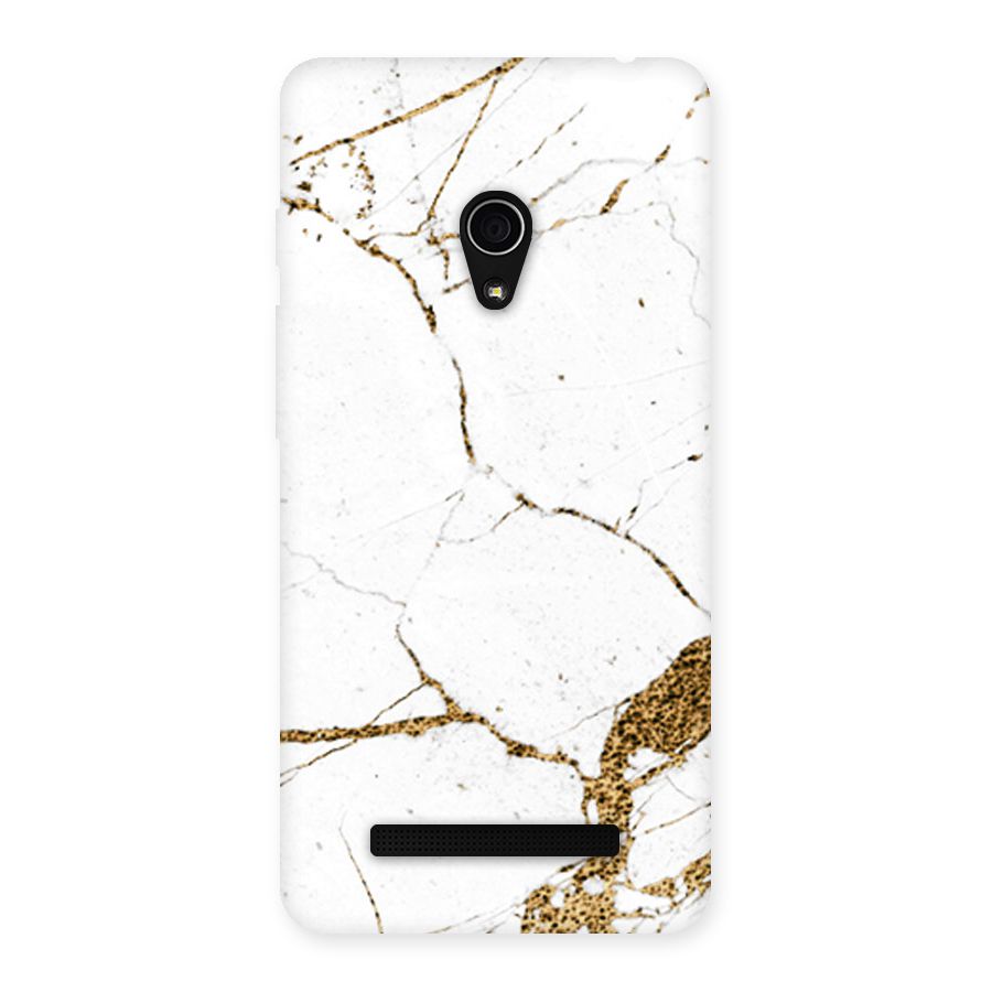 White and Gold Design Back Case for Zenfone 5