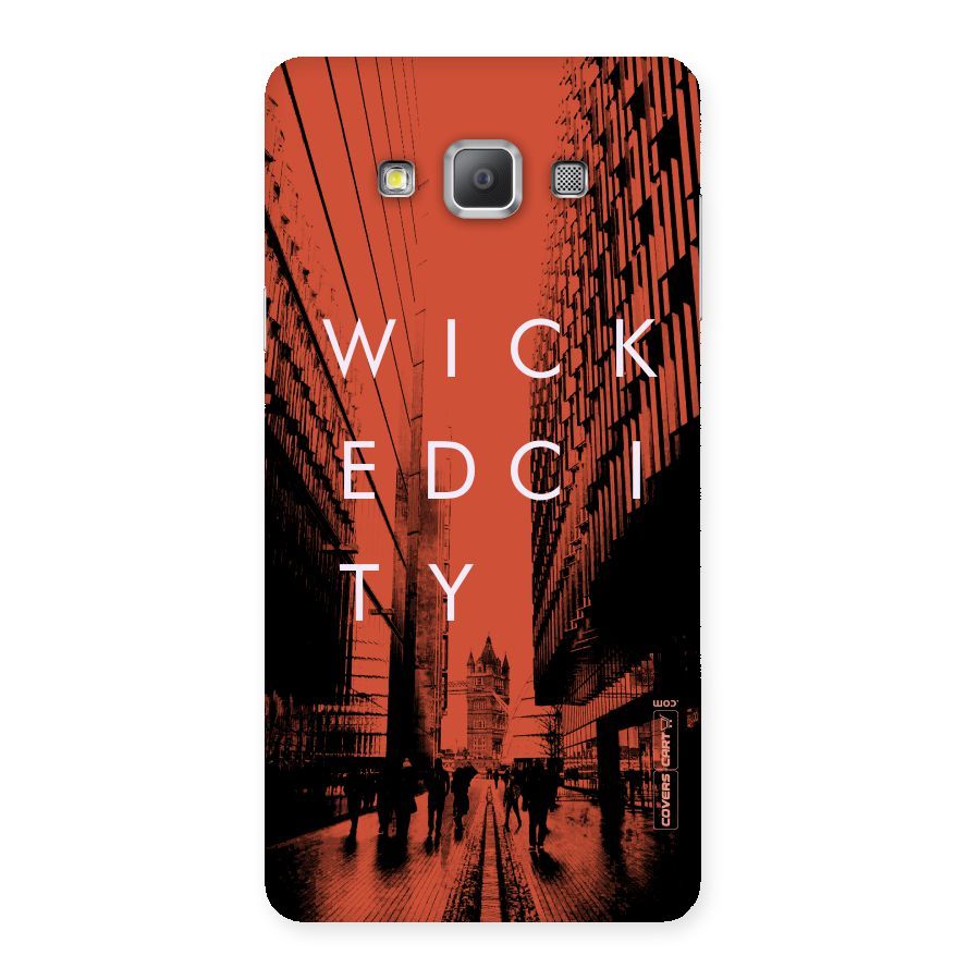 Wicked City Back Case for Galaxy A7