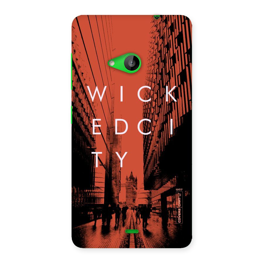 Wicked City Back Case for Lumia 535