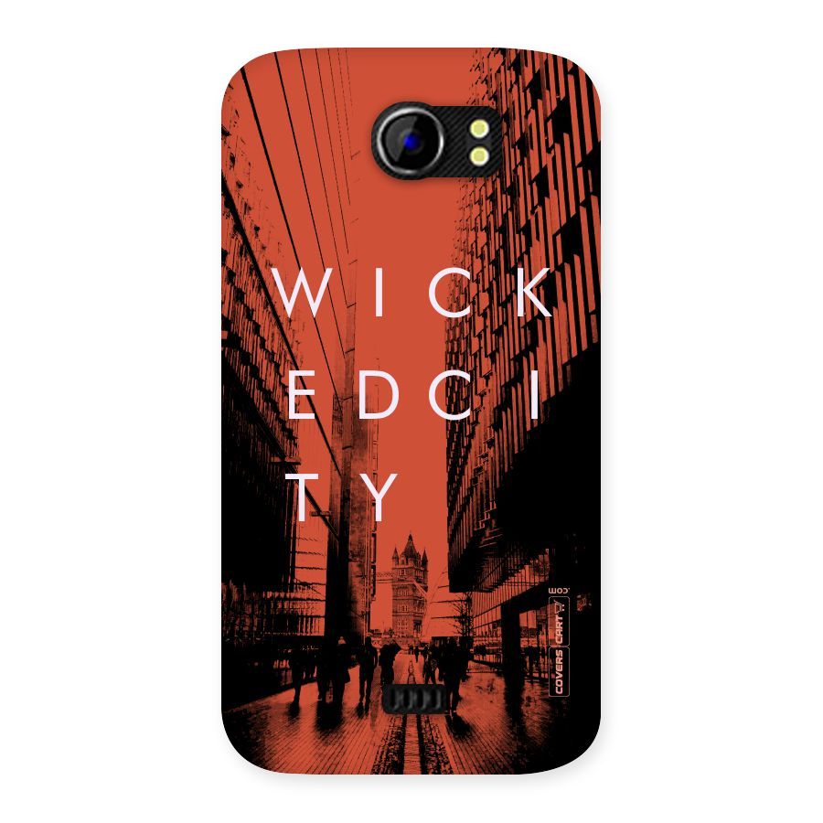 Wicked City Back Case for Micromax Canvas 2 A110
