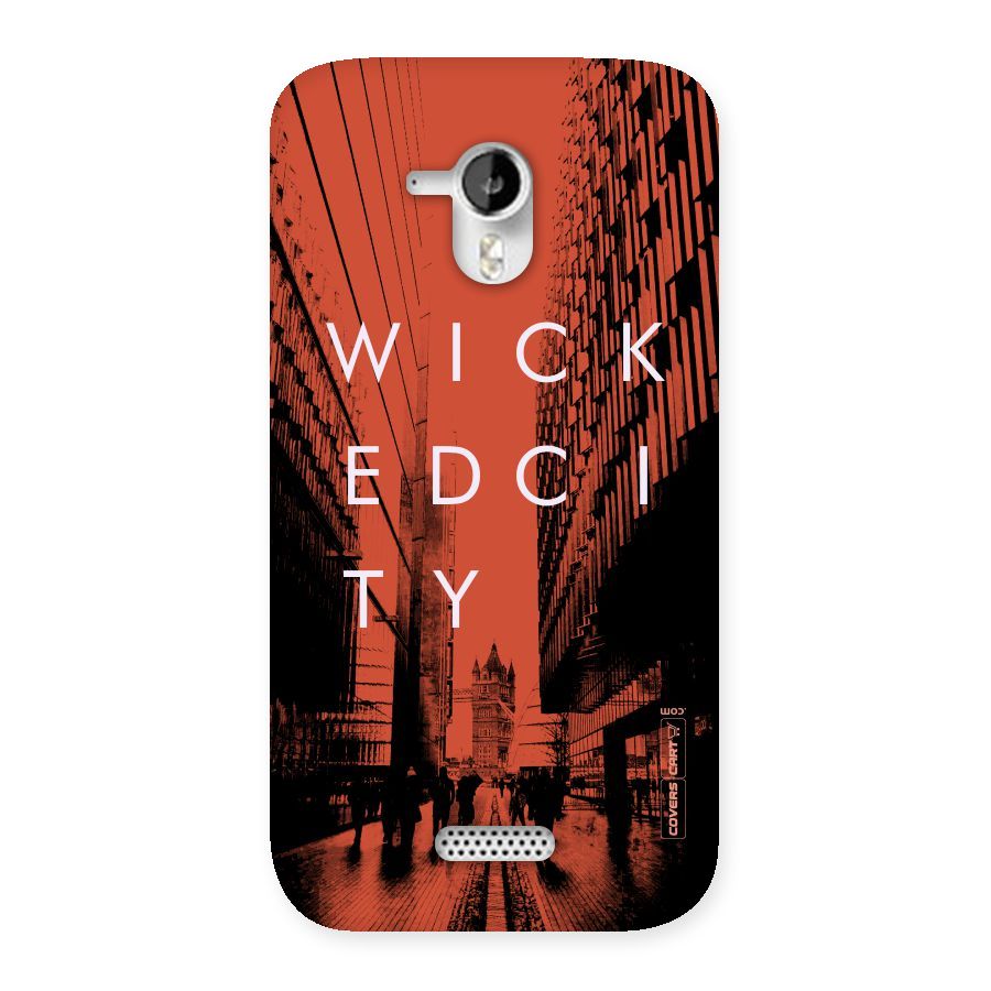 Wicked City Back Case for Micromax Canvas HD A116