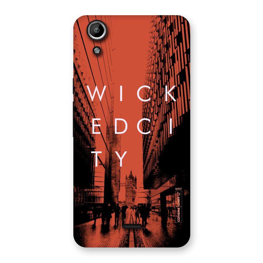 Wicked City Back Case for Micromax Canvas Selfie Lens Q345