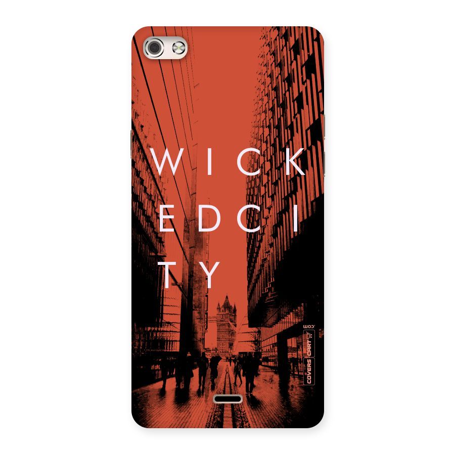 Wicked City Back Case for Micromax Canvas Silver 5