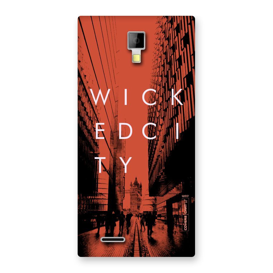 Wicked City Back Case for Micromax Canvas Xpress A99