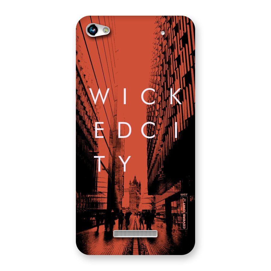 Wicked City Back Case for Micromax Hue 2