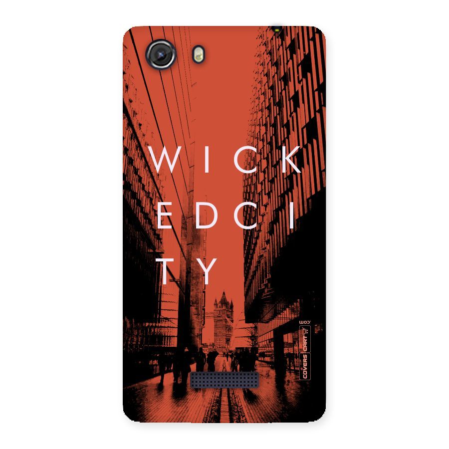 Wicked City Back Case for Micromax Unite 3