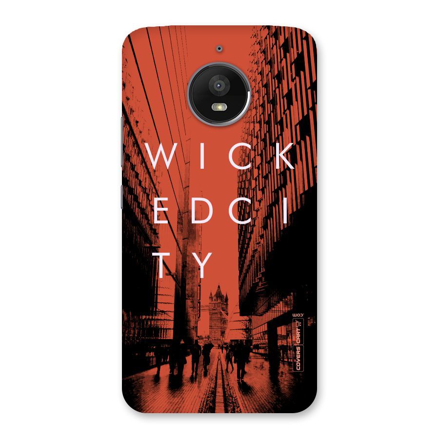 Wicked City Back Case for Moto E4 Plus