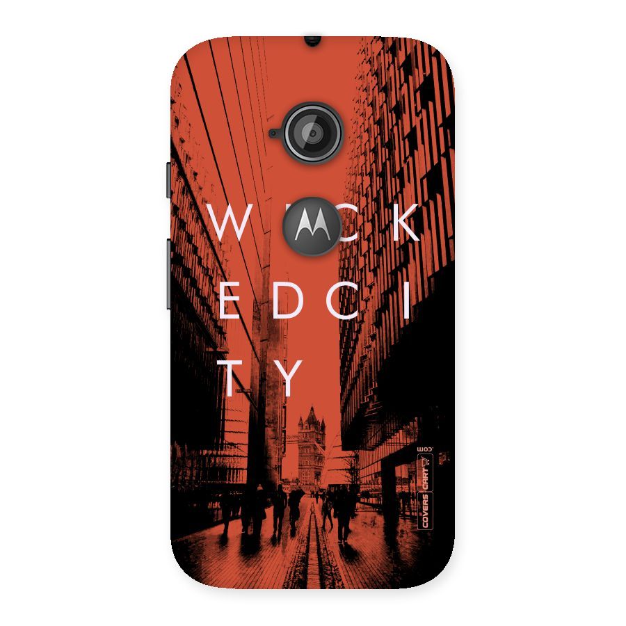 Wicked City Back Case for Moto E 2nd Gen