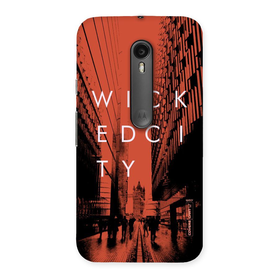 Wicked City Back Case for Moto G Turbo