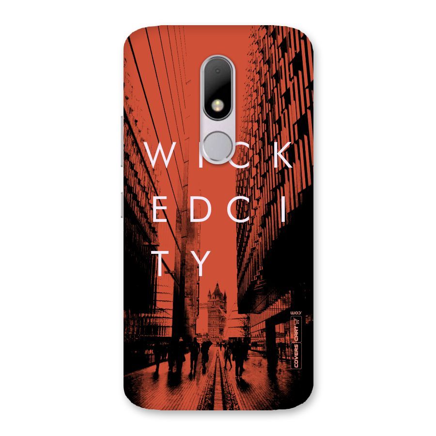 Wicked City Back Case for Moto M
