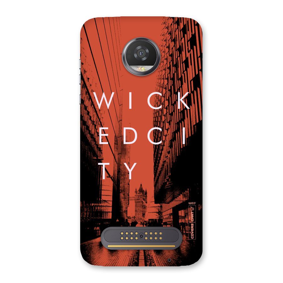 Wicked City Back Case for Moto Z2 Play