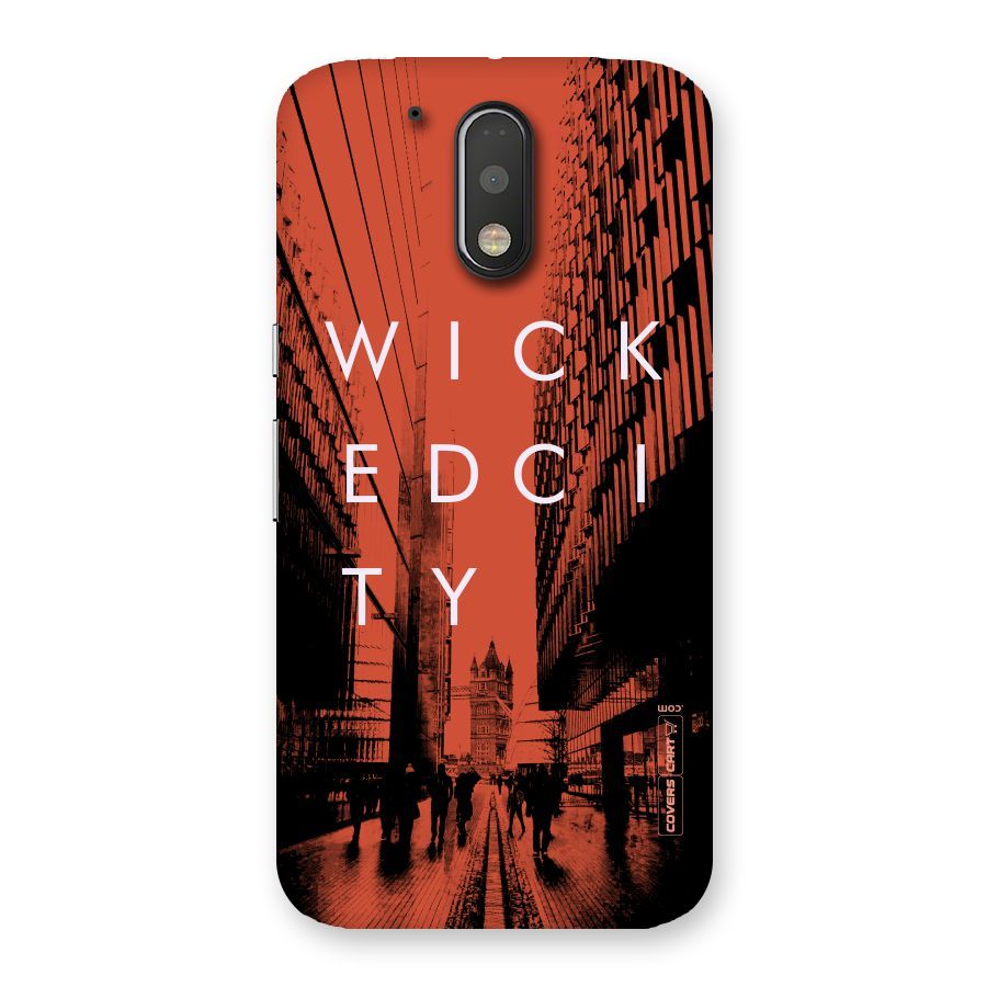 Wicked City Back Case for Motorola Moto G4