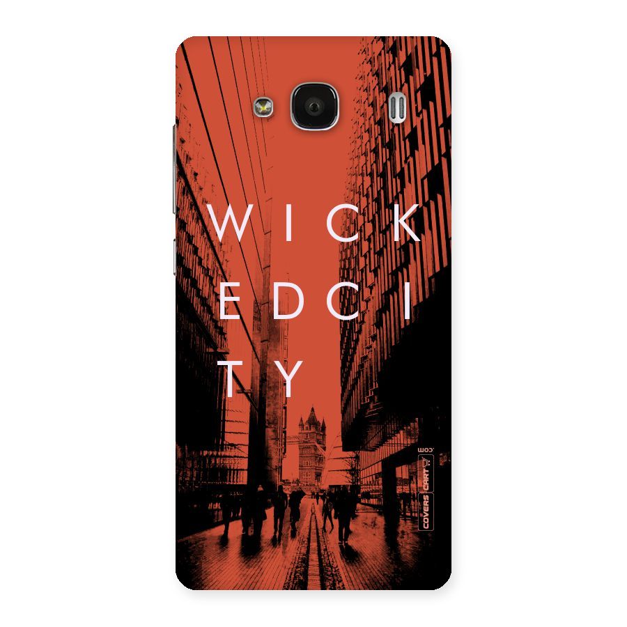 Wicked City Back Case for Redmi 2s
