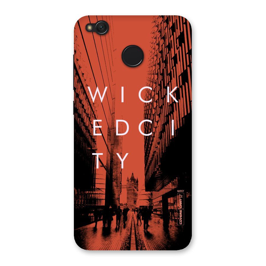 Wicked City Back Case for Redmi 4