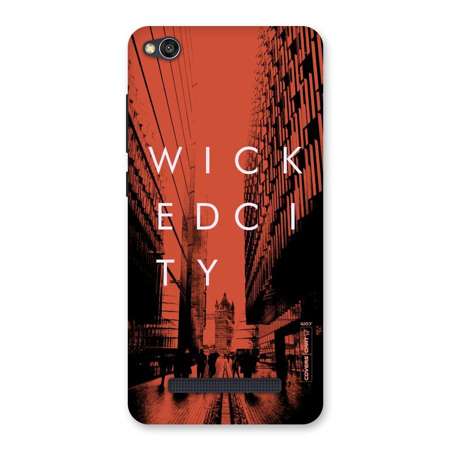 Wicked City Back Case for Redmi 4A
