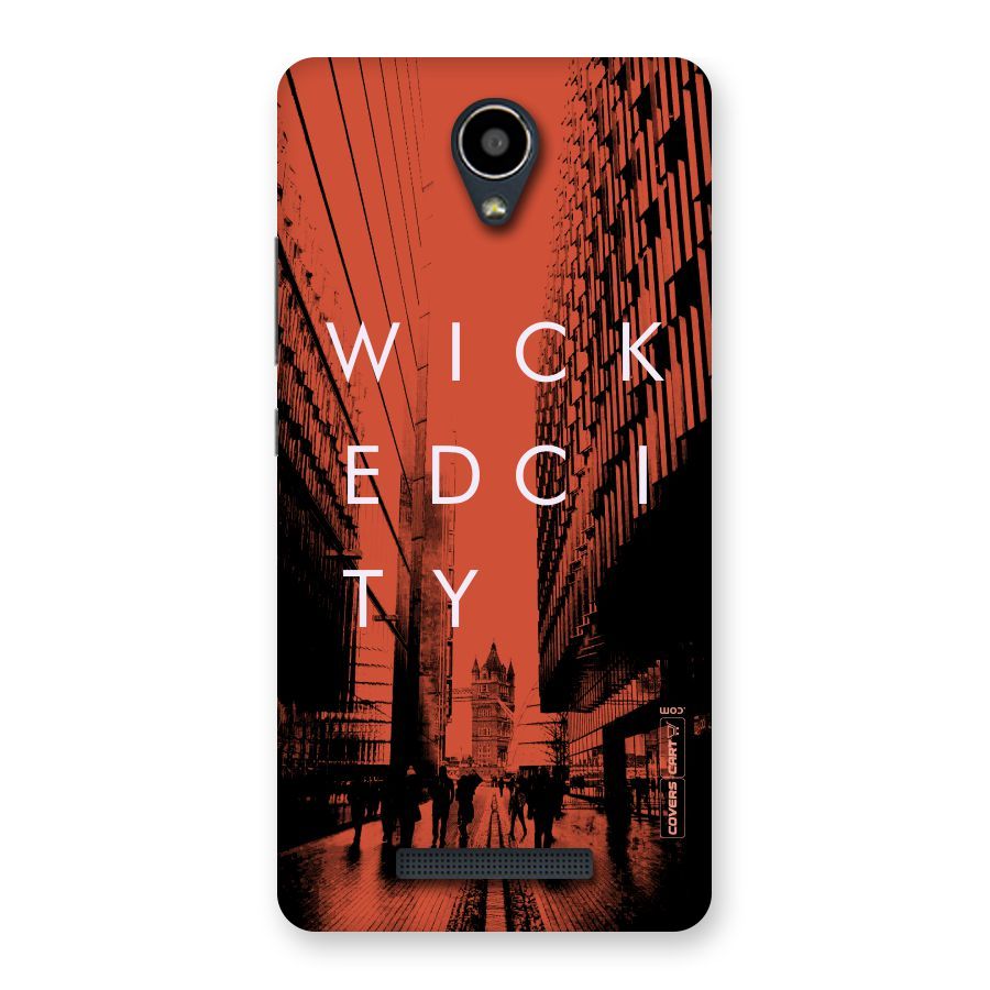 Wicked City Back Case for Redmi Note 2