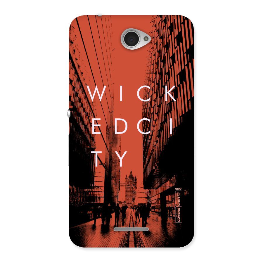 Wicked City Back Case for Sony Xperia E4